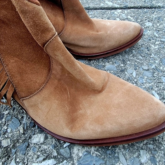 Kanna, Cognac suede boot, 40(81/2-9) - Picture 3 of 11